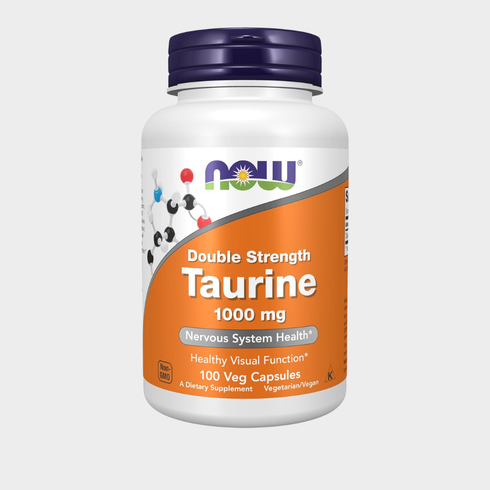 NOW Double Strength Taurine 1000 mg 100 Cap