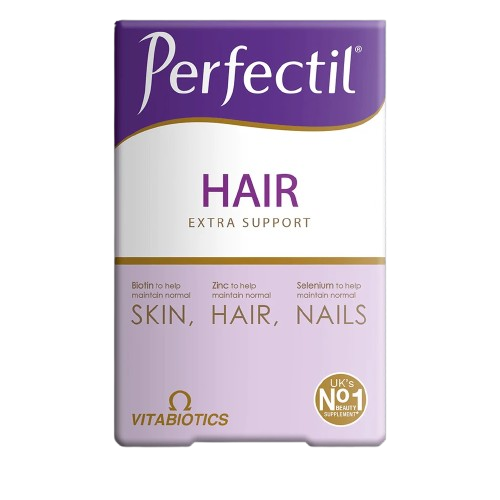 “Perfectil Hair 60 Tablets for healthy hair growth and strength – available at Vitamin Store PK”