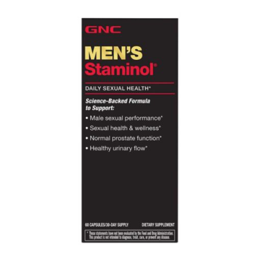 GNC Men Staminol supplement for energy, strength and performance