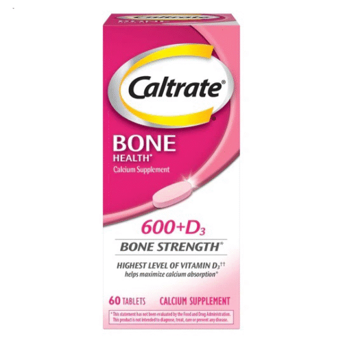 Caltrate 600+D3 tablets 60 count – Supports bone strength and calcium absorption