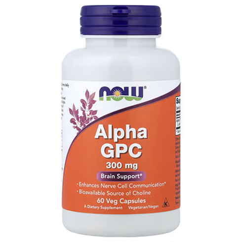 ALPHA GPC 300mg 60 capsules dietary supplement for brain health, memory support and cognitive performance, bottle pack available in Pakistan