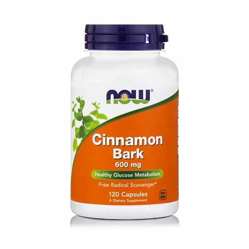 Now Cinnamon Bark 600mg 120 Veg Cap