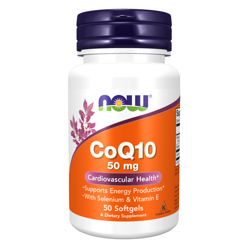 Now CoQ 10 50mg 50 Softgels