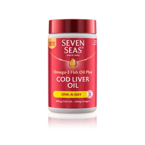 Seven Seas Capsules with Cod Liver Oil, Omega-3, Vitamin A & D