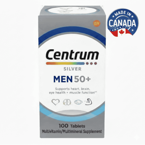 "Centrum Silver Men 100 Tablets Multivitamin for Men 50 Plus"
