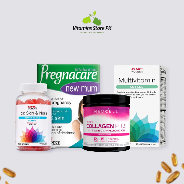 Sure! Agar home page par Women category ki image hai, to uska SEO-friendly alt text kuch is tarah ho sakta hai: Alt Text Suggestion: "Health and wellness products for women – vitamins, supplements, and daily essentials from Vitamin Store PK