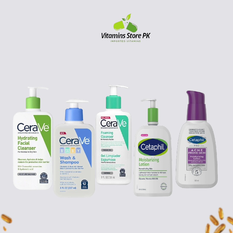 Beauty and skin care products – organic creams, serums, and essentials for glowing skin from Vitamin Store PK